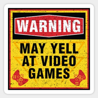 Warning May Yell at Video Games [Rx-Tp] Magnet